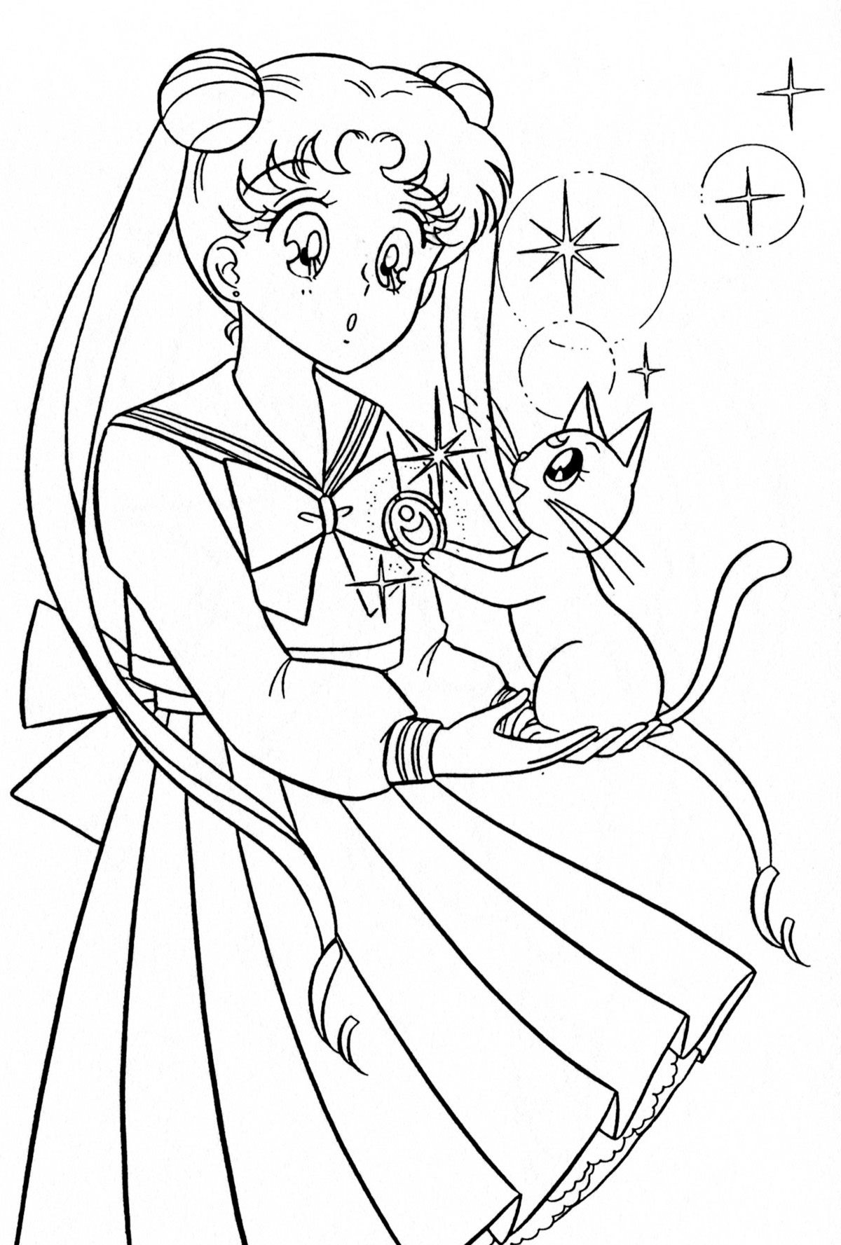 Sailor Moon Coloring Book Xeelha